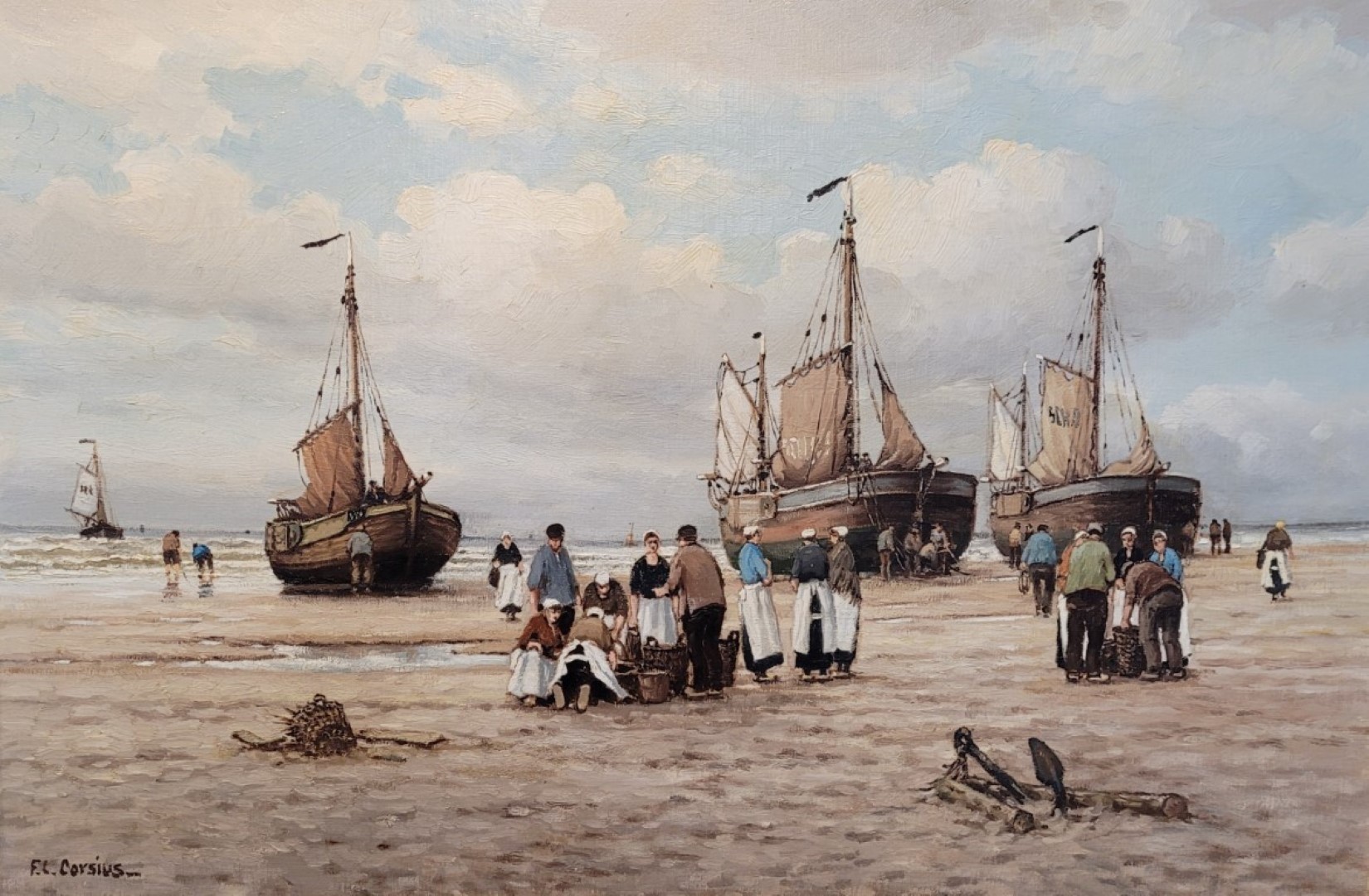 Zee en strandgezichten